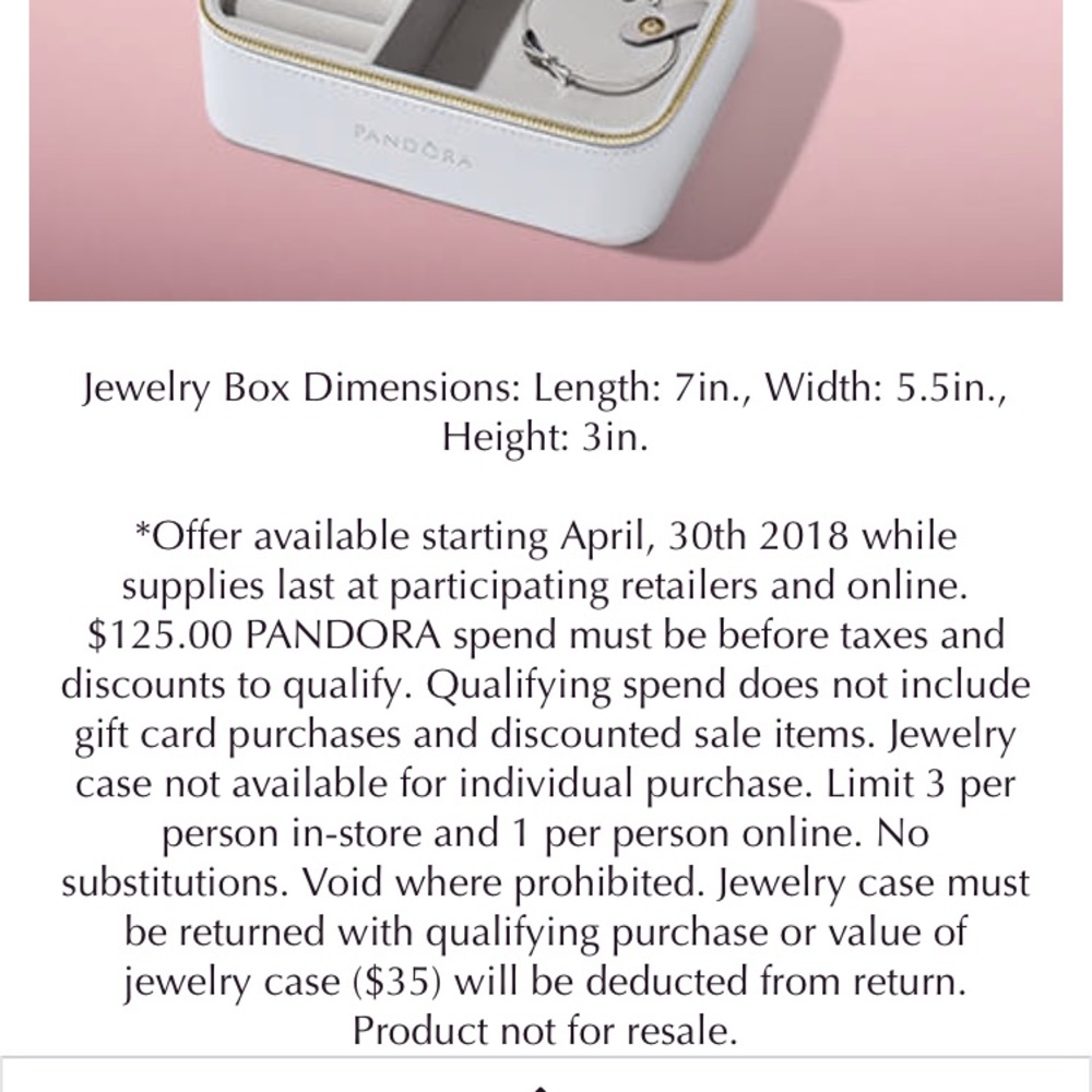 💫Pandora Jewelry Jewelry LE Case💫 - Picture 6 of 8